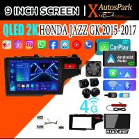 ราคา QLED จอ android HONDA Jazz 15-17 จอแอนดรอยด์ติดรถยนต์ เครื่องเสียงรถยนต์ WIFI SIM Carpaly 360 จอแอนดรอย จอแอนดรอยตรงรุ่น (28276934213)