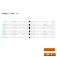 ราคา 12 ชิ้น/เซ็ต led Backlight strip สําหรับ sony KD-65X85K KD-65X80J KD-65X80CJ tv Backlight plug และ play (44907609921)