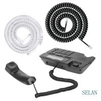 ราคา SEL โมเดิร์น Coiled RJ9 4P4C โทรศัพท์สายฤดูใบไม้ผลิโทรศัพท์พื้นฐานสําหรับเพิ่มสํานักงานใด ๆ หรือตกแต่งบ้าน (49760504309)