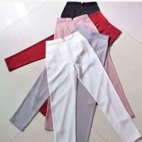 ราคา กางเกงผ้าฮานาโกะสีขาว+สีแดง (373018112)