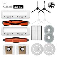 ราคา Xiaomi Robot Vacuum Cleaner X20 Pro Accessories, อะไหล่:แปรงหลัก, กรอง, แผ่นม็อบ, ถุงเก็บฝุ่น (27464182792)