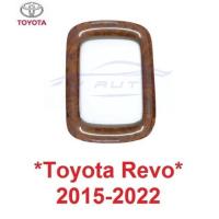 ราคา ลายไม้ ครอบเกียร์ AUTO โตโยต้า รีโว่ 2015 - 2022 ขอบเกียร์ Toyota Revo ฝาครอบเกียร์ ออโต้ เกียร์ 2019 2021 (29976229369)