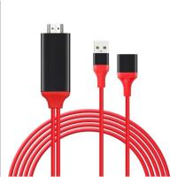 ราคา BJONE สาย HDMI 3 in 1 MHL สายต่อจากมือถือเข้าทีวี USB to HDMI Cable สายแปลงสัญญาณ 1080P HDTV Micro USB Type C Lightning (15047229644)