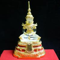 ราคา สมเด็จองค์ปฐม พระแก้วใสทรงเครื่องจักรพรรดิ หน้าตัก 5 นิ้ว สูง 28 ซม.แท้100% จากวัดท่าซุง (ฟรีของแถม) (10355791290)