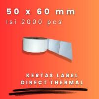ราคา DT 50 X 60 - 1" @2000 - 1 Line CORE 1 INCH 50X60MM 50 X 60 MM 5X6 CM 5 X 6 CM BARCODE LABEL THERMAL STICKER สติกเกอร์ DT 2000 PCS (41252682276)
