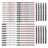 ราคา 50 ชิ้น Contractor ชุดใบมีดจิ๊กซอว์พร้อมกล่องเก็บ,สารพัน T-Shang Jig Saw Blades สําหรับไม้, พลาสติกและโลหะ (T118A,T118B,T101AO,T101B,T101BR,T144D) (49557516706)