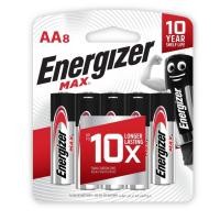 ราคา ถ่านอัลคาไลน์ Energizer Max AA แพ็ก 8 ENERGIZER ALKALINE MAX E91 BP8 AA (57953955214)