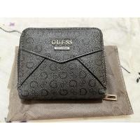 ราคา กระเป๋าสตางค์สั้น Guess Small Zip-around Wallet สีดำ #แท้มือสองออกshop (13496269940)