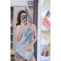 ราคา เสื้อเกาะอกไหล่เบี่ยง แต่งสายด้วยห่วงอะคิลิค มือ✌️ (22481367927)