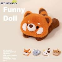 ราคา ARTISANADEX ตุ๊กตาสัตว์หมอน,ตุ๊กตาช้างตุ๊กตา Companion, Kawaii Super Soft 17 ซม.หมีข้อมือลาก Pad โต๊ะ (48156394730)