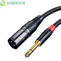 ราคา AEROGEM สาย XLR สาย Aux, 6.35 ขนาดใหญ่สามแกน 6.5 มม.แจ็คเสียง 6.5 สายไมโครโฟนบาลานซ์, Balanced Mame To ชาย/หญิงเสียง XLR 6.5 มม. XLR ไมโครโฟนสายสัญญาณเสียง (55011090617)