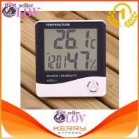 ราคา Mini Digital LCD Temperature Humidity Meter Clock Indoor Hygrometer Thermometer 10.2*9.3*2.1cm (8825682055)