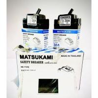 ราคา เซฟตี้ เบรกเกอร์ Safety Breaker ยี่ห้อ Matsukami 2P 240V AC มีขนาด 10A, 20A และ 30A (50454340676)