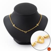 ราคา LSW สร้อยคอทองคำแท้ 1 สลึง (3.79 กรัม) ลายทาโร่ระย้าดาว NC-138 (14969310410)