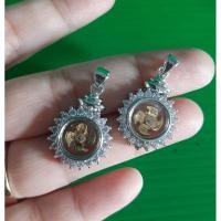 ราคา จี้กังหันแชกงหมิวสีเงินใบพัดสีทองล้อมเพชรใบพัดหมุนได้ (25363411425)