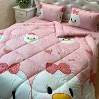 ราคา ชุดผ้าห่มลอยน้ํา 5 ชิ้นพร้อมปลอกหมอนและปลอกหมอนลายเป็ดสีชมพู (51810634358)