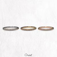 ราคา ทองปลอม Nan 14k ring. (แหวนข้อ/นิ้วก้อย งานชุบ 14k (สแตนเลส) สวย ทน เงา โดนน้ำ โดนน้ำหอมได้สบายๆเลยค่ะ เพชร CZ) (29207254855)