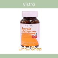 ราคา Vistra วิตามินซี Vistra Acerola Cherry วิสทร้า อะเซโรลา เชอร์รี 60 เม็ด ผลิตภัณฑ์เสริมอาหาร (16695192487)