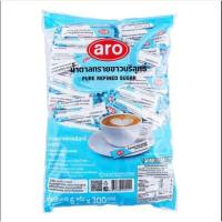 ราคา Aro เอโร่ น้ำตาลทรายขาว บรรจุซอง [ 6g x300ซอง ] น้ำตาลทราย น้ำตาล น้ำตาลซอง (55409044737)
