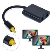 ราคา Digital SPDIF Optical Audio Splitter2Way Toslink SplitterAdapter1input 2 Output SPDIF OpticalCableSplitterHub for CD DVD (26143048668)