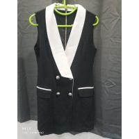 ราคา เดรสสีดำ#แขนกุดทรงสูทกระโปรงสั้น (15520725342)