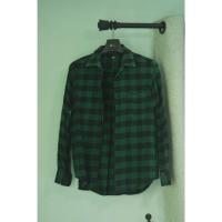 ราคา เสื้อมือสองลายสก๊อตสีเขียวดำ-ยูนิโคล_ (28073759851)