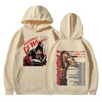 ราคา Rapper Lil Wayne แสดงอัลบั้มกราฟิก Hoodies ผู้ชายแฟชั่น Vintage Hip Hop เสื้อลําลองแขนยาว Pullovers (44810314820)