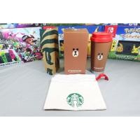 ราคา แก้ว Starbucks line Friends Brown Limited Edition ของใหม่ (24362191494)