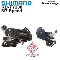 ราคา SHIMANO TOURNEY RD TY200 REAR STARTER (6/7 สปีด), สับจานจักรยาน SHIMANO 6-7 สปีด, สับจานหลัง RD-TY200 ของแท้ (43430958290)