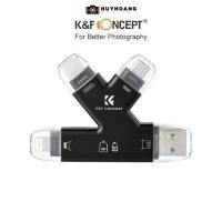 ราคา K&F CONCEPT เครื่องอ่านการ์ดหน่วยความจํา 4in1 KF42.006 (41111827106)