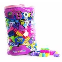 ราคา Candy Toy ชุดบล็อกตัวต่อใหญ่ บล็อกตัวต่อ ตัวต่อใหญ่ 500 ชิ้น (574662009)