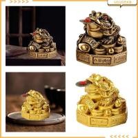 ราคา [Ususexa] ตุ๊กตากบเงินฮวงจุ้ยจีน,เรซินสามขาคางคกเงินนําโชคสําหรับ (44958472513)