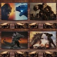 ราคา โปสเตอร์ภาพยนตร์ Godzilla vs. Kong ผ้าทอสำหรับหอพักนักเรียน ห้องนั่งเล่น พรมแขวนผนัง (28286705795)