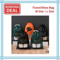 ราคา BORONG กระเป๋ารองเท้าเดินทาง RM1.25 M ขนาดกันน้ํา / Beg Kasut Travel Saiz M Kalis Air TLG (49209553127)