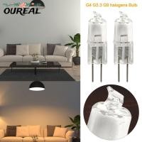 ราคา OUREAL 5 ชิ้น G4 G5.3 G9 หลอดฮาโลเจน, หรี่แสงได้ 12 V/220 V หลอดฮาโลเจน, 2023 10W 20W 35W 40W ไฟฮาโลเจนจําลอง (58107741330)