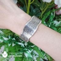 ราคา กำไลถมเงิน หน้ากว้าง2เซนติเมตร (41380672111)