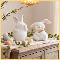 ราคา ตุ๊กตากระต่ายสีขาวน่ารัก รูปทรงกระต่ายสร้างสรรค์ สำหรับตกแต่งบ้านและโต๊ะทำงาน (49361161235)