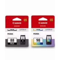 ราคา หมึกแท้ ตลับหมึกอิงค์เจ็ท Canon Ink PG-88 / CL-98 สีดำ และ สี ของแท้ 100% (53556868834)