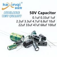 ราคา ตัวเก็บประจุอลูมิเนียมอิเล็กโทรไลต์ 50V 0.1uf 0.33uf 1uf 2.2uf 3.3uf 4.7uf 6.8uf 10uf 22uf 33uf 47uf 68uf 100uf 10-50 ชิ้น (23776253008)