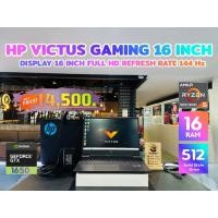 ราคา HP VICTUS 16 INCH GAMING AMD Ryzen 5 5600H GTX1650 4GB Ram 16GB SSD 512GB สภาพดี (54210892651)