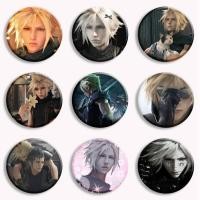 ราคา Cloud Strife Final Fantasy 7 ปุ่มนุ่ม Pin Final Fantasy Vii Remake เข็มกลัดสีชมพูโบว์ Cloud Badge กระเป๋าเป้สะพายหลังตกแต่งเพื่อนของขวัญ (49261411005)