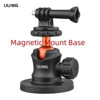 ราคา UURIG BH-07 Mini Ball Head กล้องขาตั้งกล้อง 1/4 "ฐานแม่เหล็กกล้องกีฬาสําหรับ DJI/GoPro/Action กล้อง (48052048451)