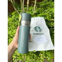 ราคา [ของแท้/ของใหม่] แก้วน้ำ สตาร์บัค Starbucks x stanley เก็บความเย็น พร้อมถุงผ้า (25939441233)
