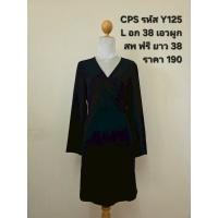 ราคา y125 เดรสสีดำCPS women (54259971581)