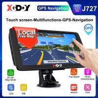 ราคา XGODY J727F ใหม่ล่าสุดในเอเชียตะวันออกเฉียงใต้แผนที่ฟรี 7 นิ้วระบบนำทาง GPS สำหรับรถยนต์ 256M + 8G ระบบนำทาง GPS รถบรรทุกพร้อมม่านบังแดดหน้าจอสัมผัส SAT NAV วิทยุ FM (22951779337)