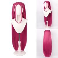 ราคา 优用✨ยาวสีชมพูตรงคอสเพลย์วิกผมสําหรับ เคป๊อป ปีศาจสาวกลุ่มเครื่องแต่งกายพรรคฮาโลวีนอะนิเมะบทบาทเล่นเทศกาลวิกผม (44479886414)