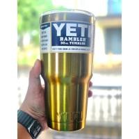 ราคา ***พร้อมส่ง***แก้วสแตนเลสเก็บความร้อน-เย็น YETI ขนาด30ออนซ์ พร้อมฝาใส (50801859881)