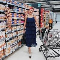 ราคา เดรสขนมชั้น แบรนด์ Chuuclothing สี navy blue เดรสใส่ไปทะเล (5041482978)