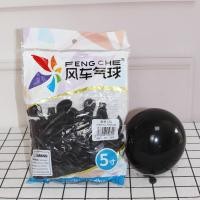 ราคา ลูกโป่งสีดำ สีดำ Black balloon ขนาด 5นิ้ว 12นิ้ว 18นิ้ว 24นิ้ว (29537859879)