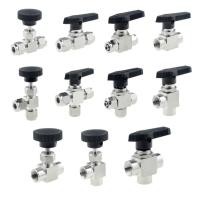 ราคา 304 stainless steel two-way ball valve straight through valve 3/6mm card sleeve globe valve ball valve panel chromatogra (21585396169)